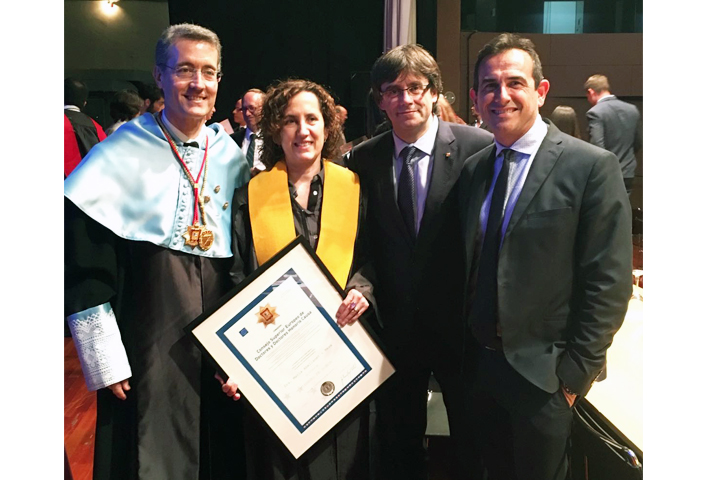 Fotografía de: La Dra. Maria Abellanet i Meya recibe la Medalla de ESERP al mérito profesional | CETT